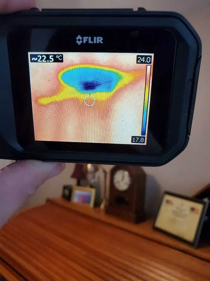 Thermal imaging inspection for water damage in Long Branch